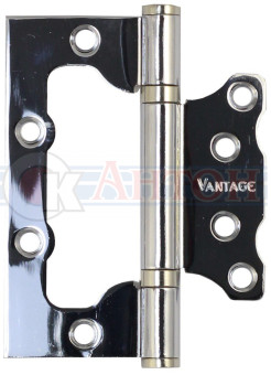 Петля накладная 2ВВ-СP 100*75*2,5 универсальная хром Vantage