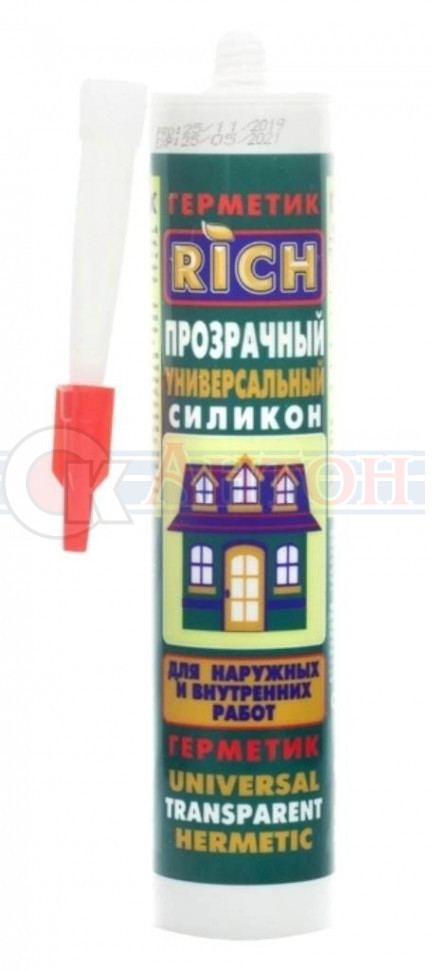 Силикон универсальный РИЧ 280мл прозрачный