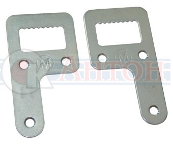 Навес Р-образный 36*67 цинк (комплект лев+прав)