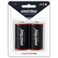 Батарейка солевая R20/2B Smartbuy