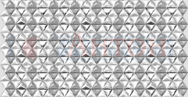 Панель ПВХ Кристалл Хром 950х450мм (0,46 кв.м.)