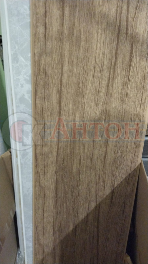 Панель пластик 3м*0,25м Дуб мокка.