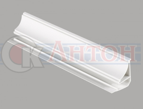 Плинтус однозаходный  10мм*3м (пластик).