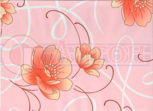 8251 А D&B Пленка с/к 0,45х8м цветы на розовом фоне