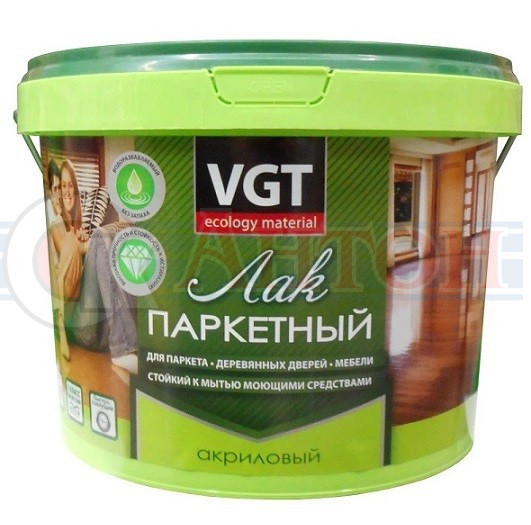 ВГТ Лак акрил.паркетный глянц. 0,9кг