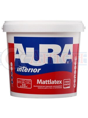 АУРА Краска моющ. для стен/пот MATTLATEX 4,5л