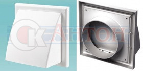 Выход стенной с обратным клапаном д100 КО100-30