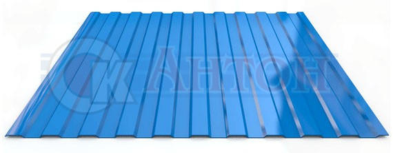 Лист металлопрофиль синий (5005) ПМ 2,0х1,2х0,4