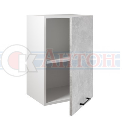 600 Шкаф навесной с полкой Мрамор белый