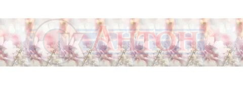Гранд Фартук 36 Розовые герберы 600*3000мм Термоперевод.